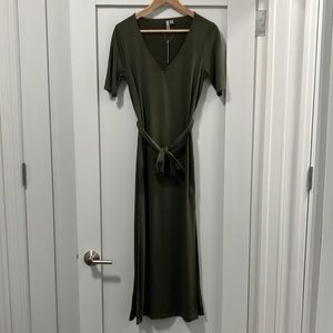 NWT ASOS Soft Touch Belted Maxi Dress Size 0